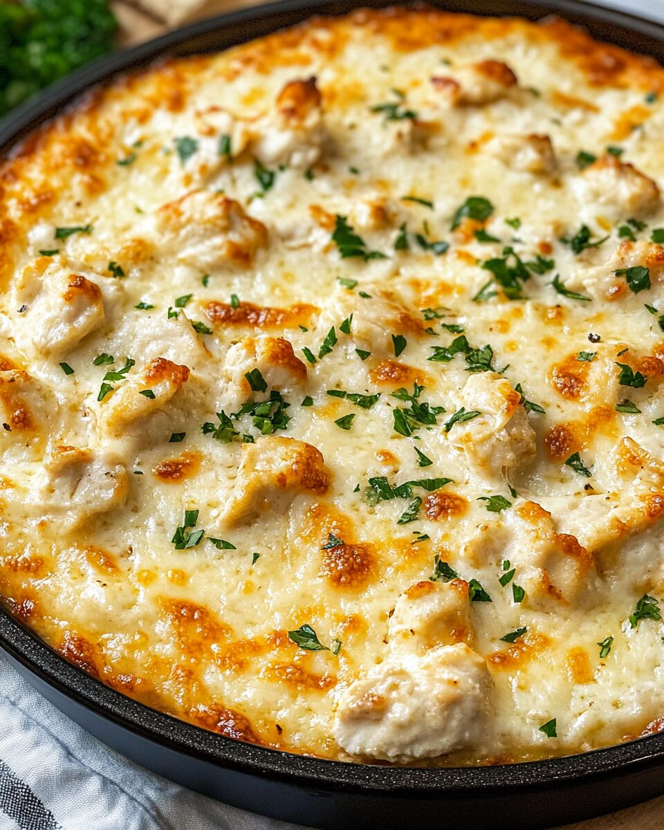 Ultimate Chicken Alfredo Dip: Easy Party Appetizer for Any Occasion